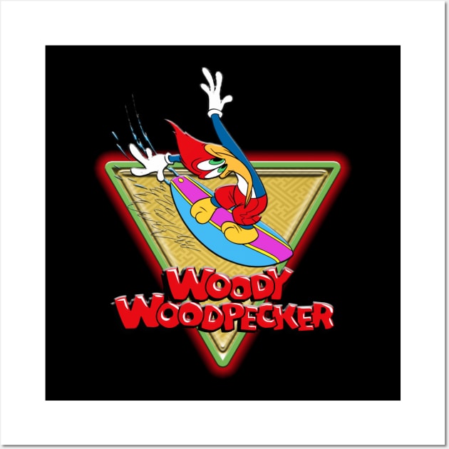 WOODY WOODPECKER TRI Wall Art by hackercyberattackactivity